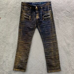 Argonaut Nation Jeans Mens 36x31 Measured Blue Tag: 36x32